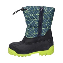 CMP Zimowe buty Sneewy Snow Boot (pokrowiec jest wodoodporny) niebiesko-zielony dziecięcy